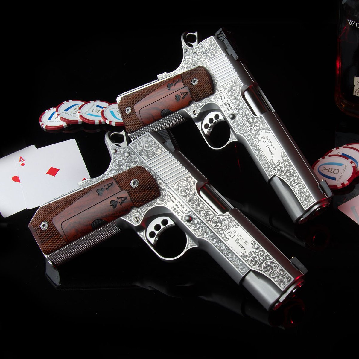 A look at the stunning Ed Brown "Pair of Aces"