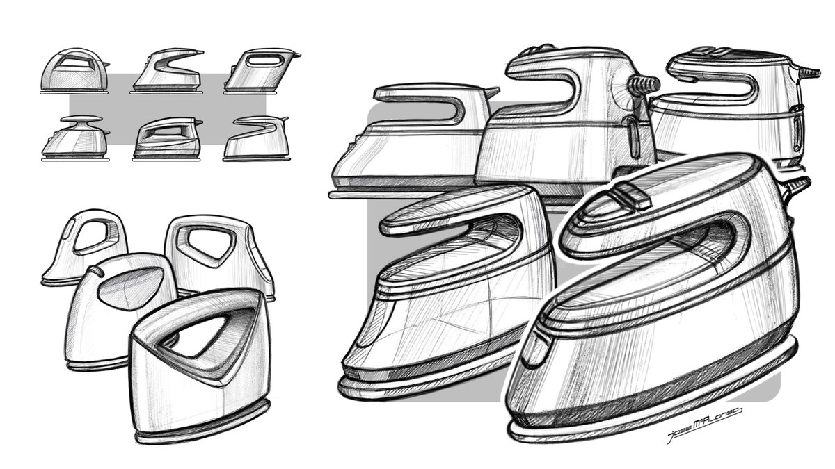 JMAG_Design's tweet image. Product Design Concept  &amp;gt; Travel Steam Iron Sketches.
Ideation sketching. My all-time favourite part in every design project. So much fun!
 #jmagdesign #industriedesign #industrialdesign #diseñoindustrial
