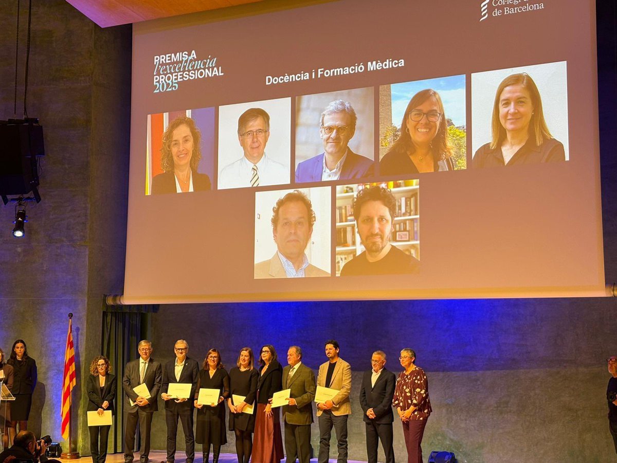 UDMAFICclinic's tweet photo. El @COMBarcelona premia a la Dra. Marta Navarro (@martanavarroBCN) metgessa familiar i comunitària del #CAPComteBorrell i Cap d’Estudis UDMAFIC Clinic-Maternitat (@hospitalclinic) en la gala d’Excel·lència 2025 👏
Llegeix la noticia a
https://t.co/bSPlfsAHHO
#docenciaCAPSBE https://t.co/8lCCoJvoKA