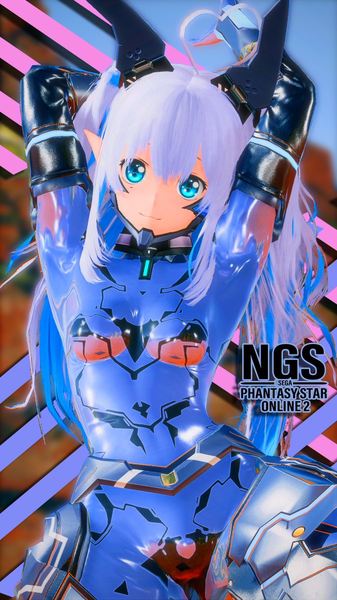 siara_ngs's tweet photo. #メンテの日じゃないけどssを貼る 
#メンテの日なのでssを貼る 
#PSO2NGS_SS
明日来る表情周りのアップデート気になるね～

これは出たばかりのダブセ武器ロビアクでダブセを透明化したやつ～ https://t.co/gFa1h55Ht8