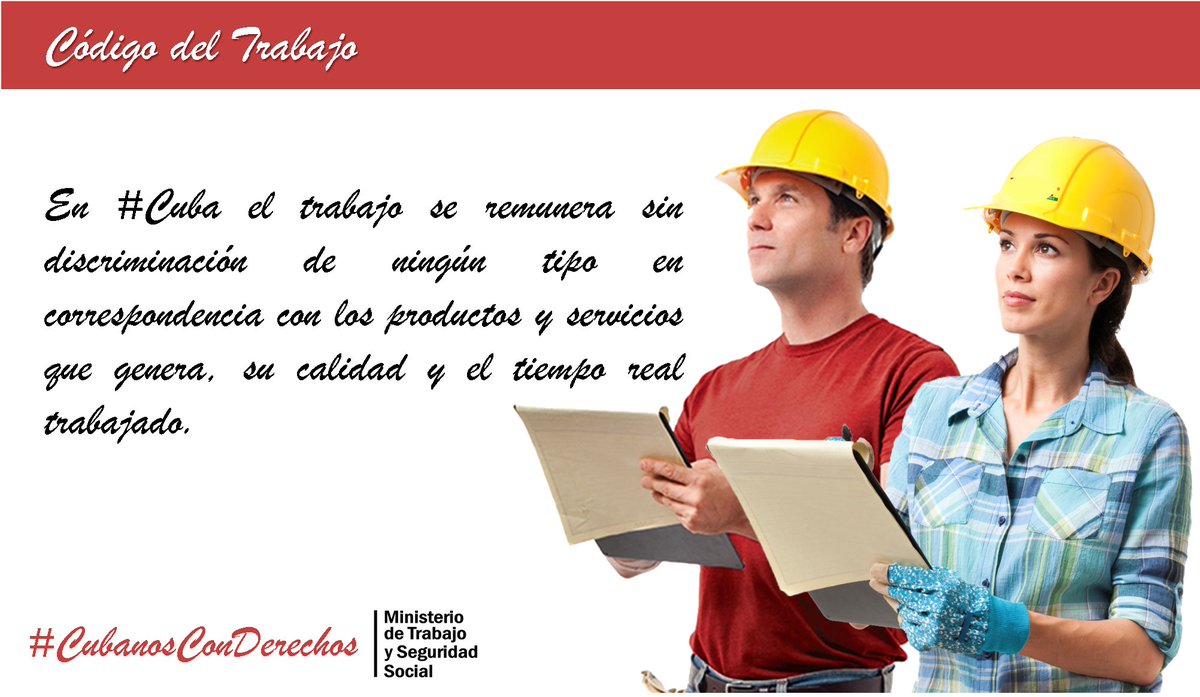Cubanos con derechos.
Es responsabilidad de todos trabajar juntos para garantizar que los derechos humanos sean respetados y protegidos en todo momento y en todas  partes. 
#Cuba #MtssCuba