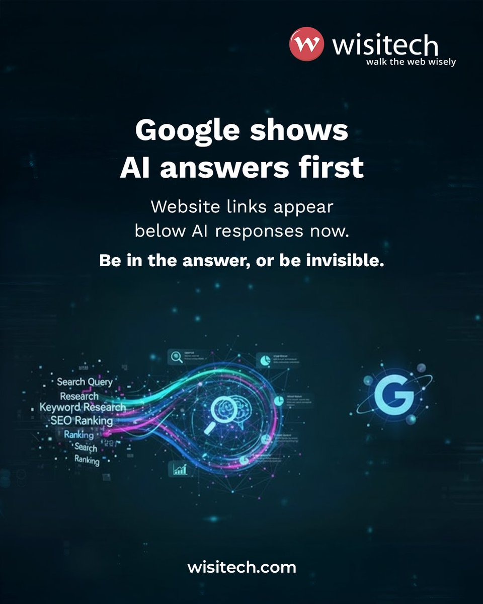 WisitechInfo's tweet image. Google’s AI answers questions before search results. People ask for recommendations, and it directs them. We help small biz show up in those AI answers so your service gets recommended. DM us to see how: bit.ly/3Y2f8jL
.
.
.
.
#SmallBusiness #DigitalMarketing #AISearch