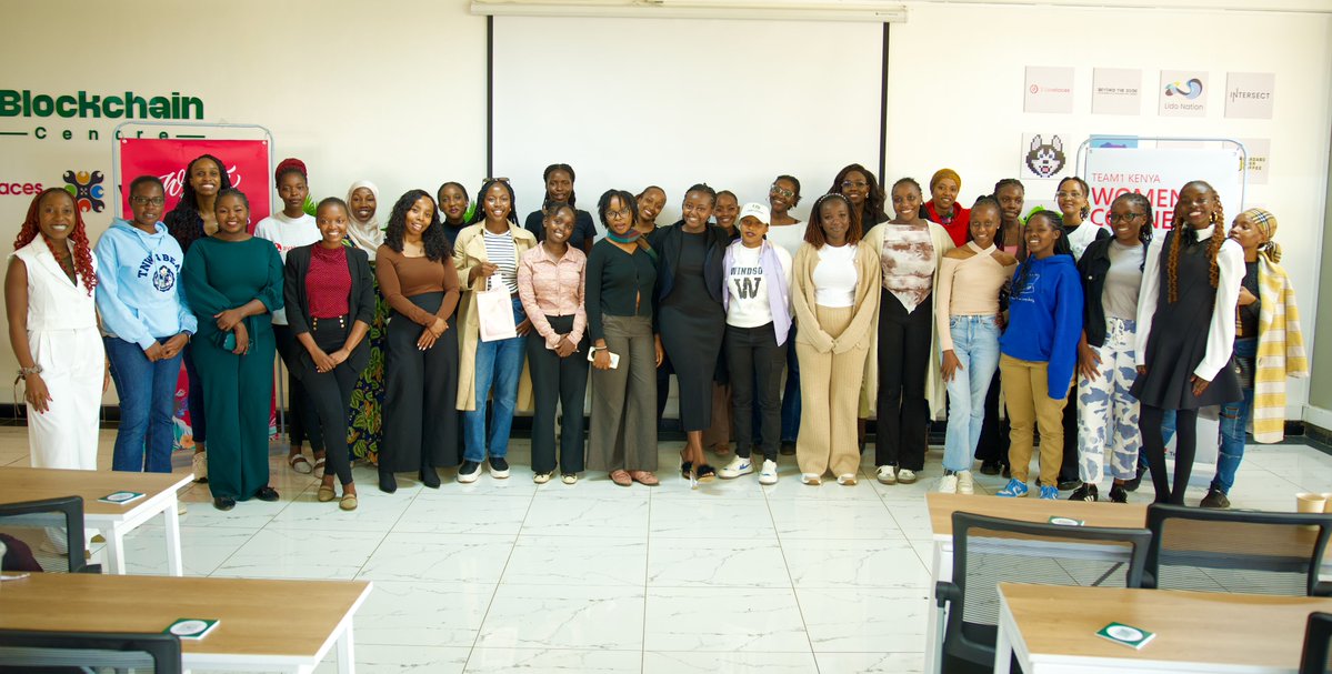 Team1 Kenya empowering female builders &amp; onboarding more women to blockchain 🔺