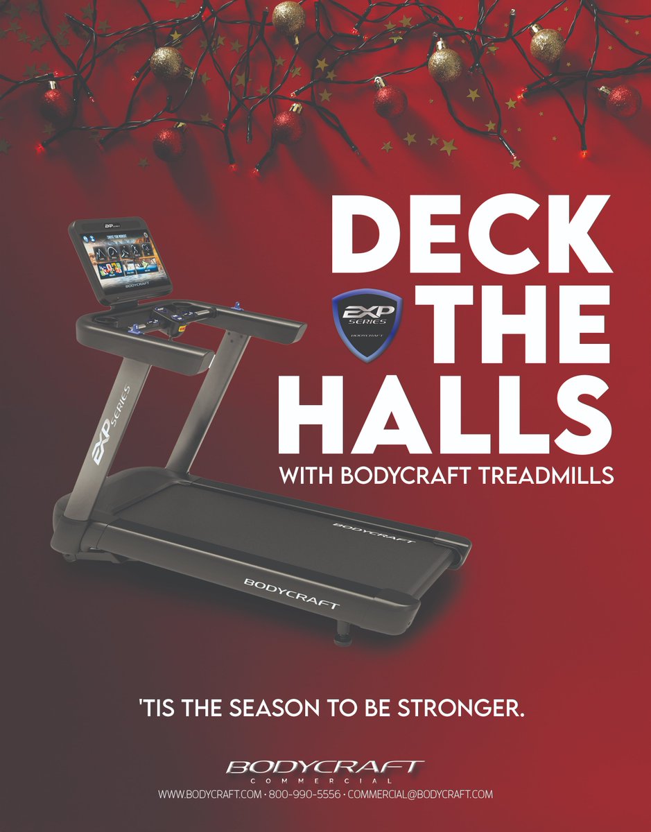 BodycraftFit's tweet photo. ‘Tis the season to be STRONGER! And there’s no better way to celebrate than to Deck the Halls with BODYCRAFT!
#BODYCRAFT #HolidayFitness #NewYearsGoals #InvestInHealth #DeckTheHalls #TistheSeason https://t.co/EGRCPe1tMY