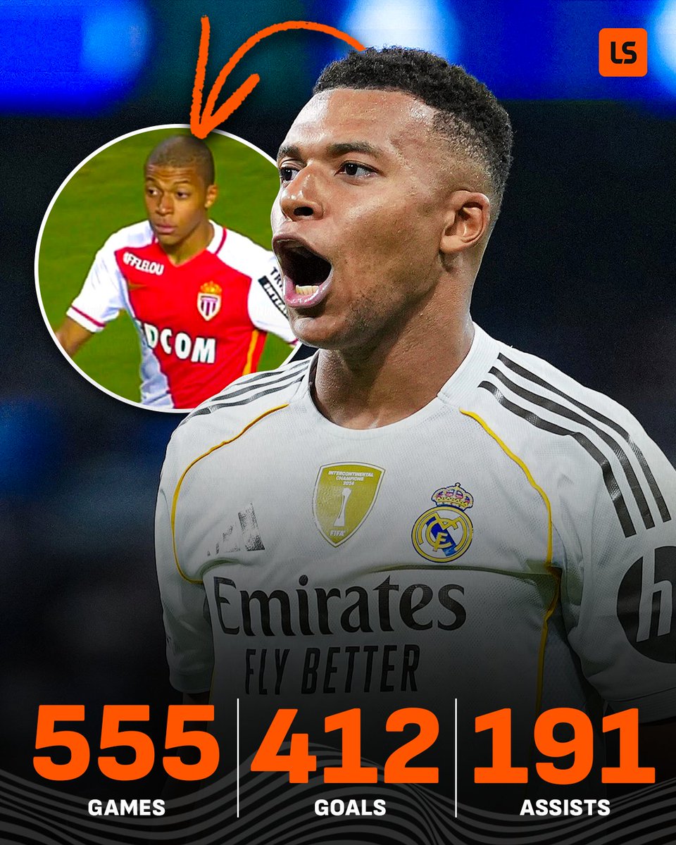 livescore's tweet image. 📅 10 years ago today, Kylian Mbappe made his professional footballing debut...

The rest is history 🤩🔥