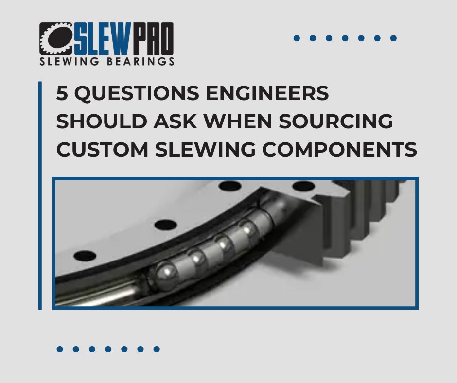 SlewPro's tweet image. Low upfront cost doesn’t always mean lowest total cost. When choosing slewing components, factor in maintenance, lubrication access, lifecycle expectations, and replacement planning.

hubs.ly/Q03Wb4gw0
#SlewingBearings #SlewingRings #EngineeringDesign #MachineDesign