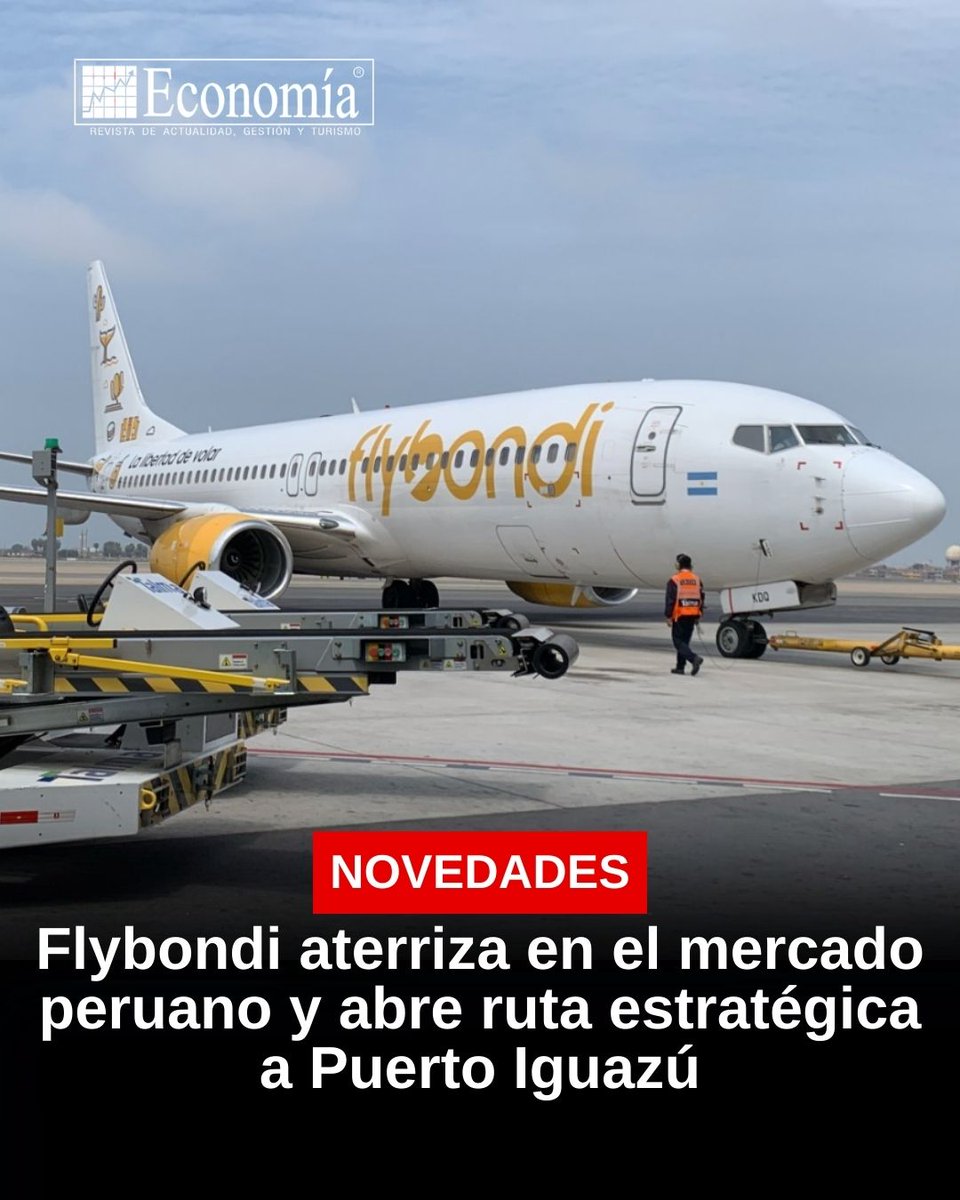 EconomiaRevista's tweet image. ✈️ 🇵🇪 🇦🇷 @flybondioficial , la primera aerolínea low cost de Argentina, inicia hoy oficialmente sus operaciones en Perú con el vuelo inaugural de su nueva ruta directa entre Lima y Puerto Iguazú.

#Flybondi  #PuertoIguazú #Lima #Aerolíneas #Agentina #peru

revistaeconomia.com/flybondi-aterr…