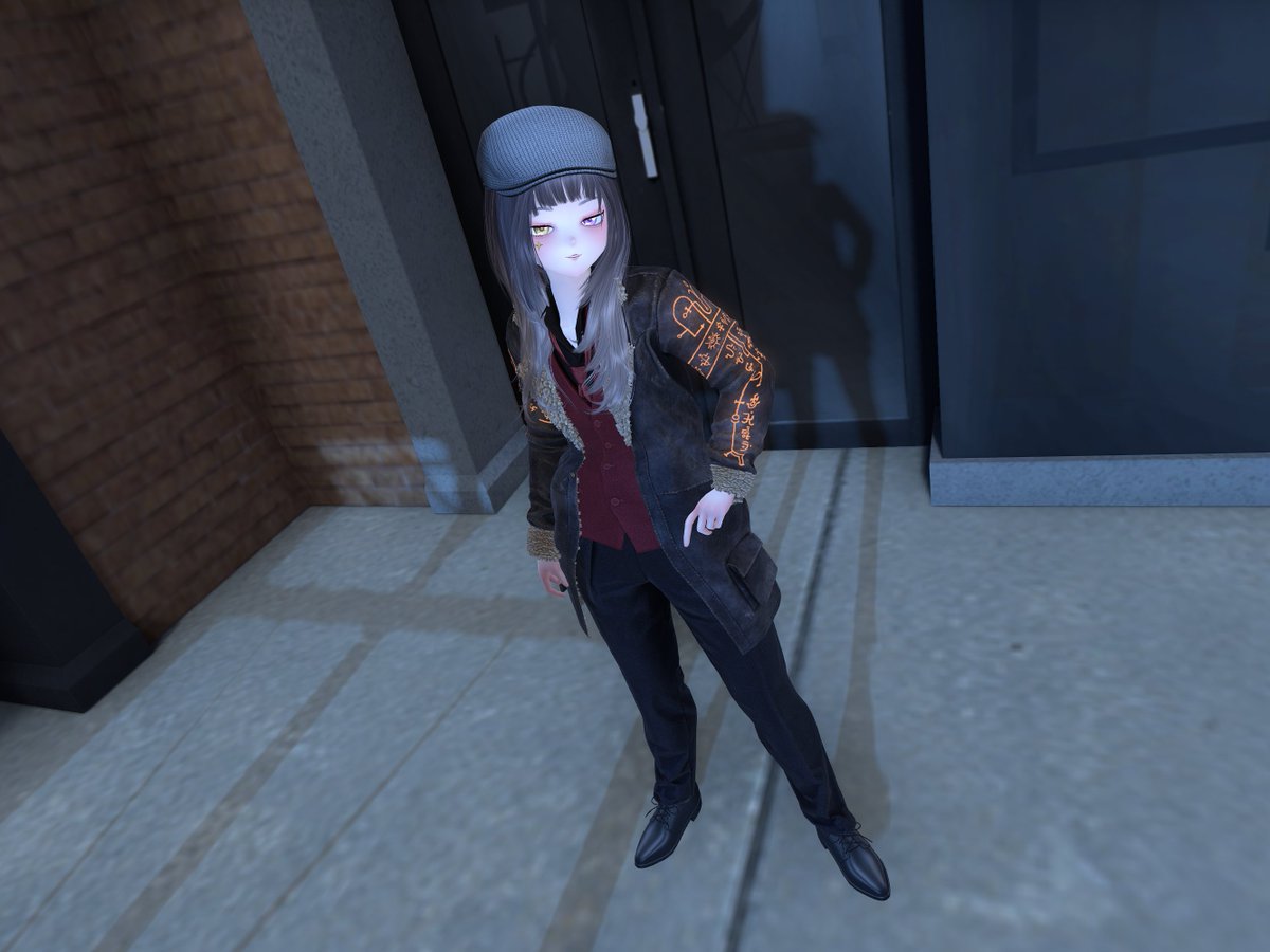 ちょっと男子っぽいコーデを試してみた～意外といい感じかも～！😳
 #SecondLife #セカンドライフ