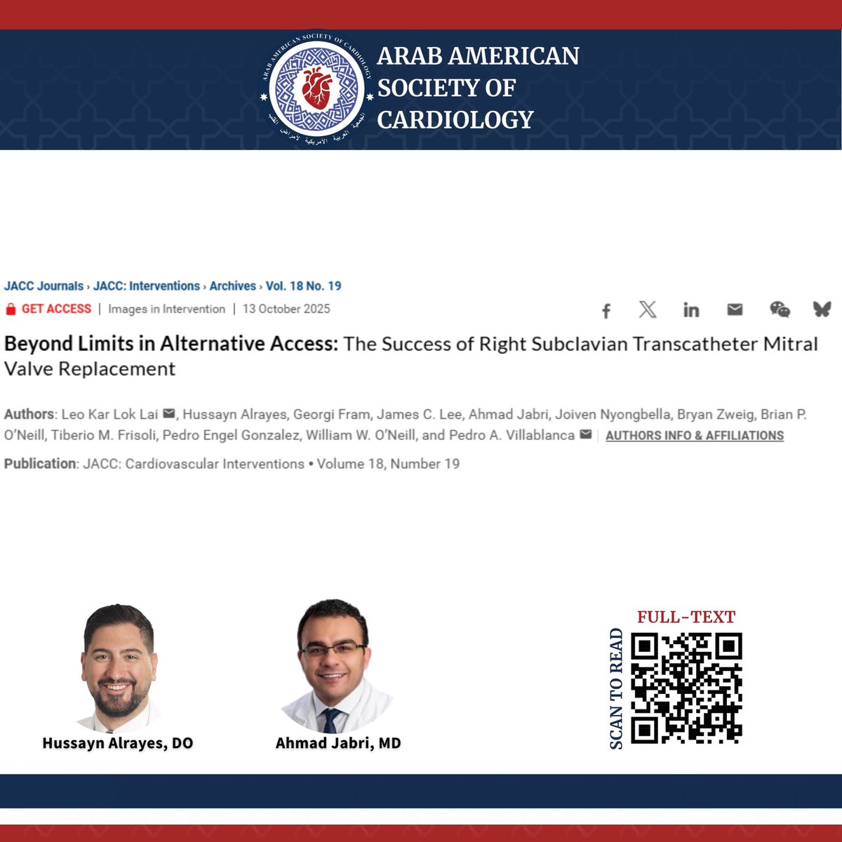 AASC - Arab American Society of Cardiology tweet media