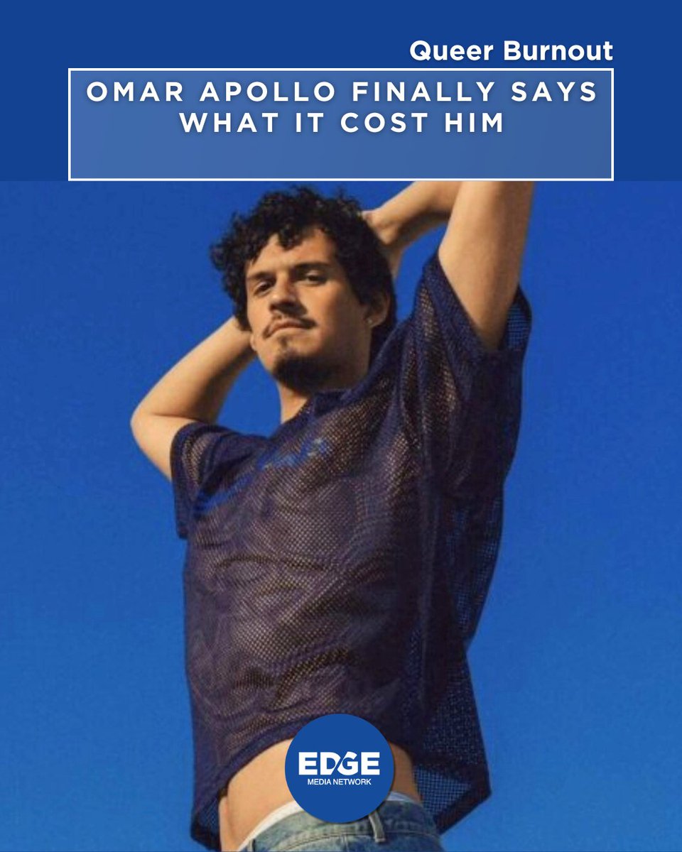 EdgeMediaNet's tweet image. The way Omar Apollo kept begging his ex, making a whole sad album, then melting down at MSG… and now he’s finally hitting pause. ow.ly/hp2930sREHM Creative healing is so real when the survival mode fades. #OmarApollo
