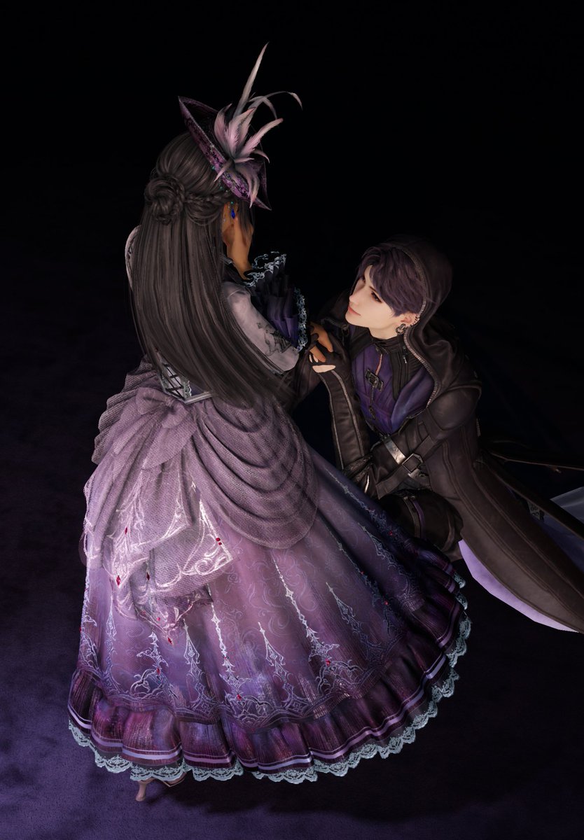 rafayeIsmc's tweet image. they match so perfectly ❤️💜