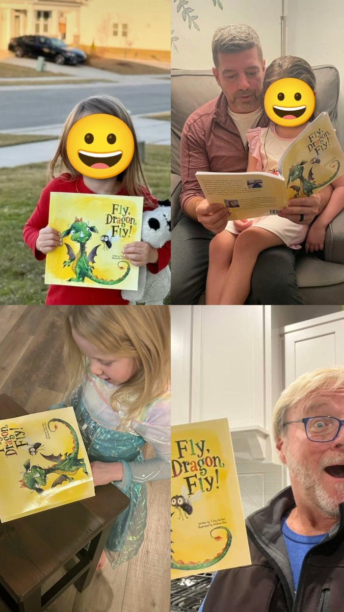 FlyDragonFlyHQ's tweet photo. What an amazing first week! 
• 110+ copies sold
• Readers in 5 countries
• #1 on Amazon’s New Classics list

Best part? Parents sending photos of reading it with their kids. As a dad who loves reading with my son, these mean everything! 
#kidlit #childrensbooks #BookLaunch https://t.co/KccArZ00Ij