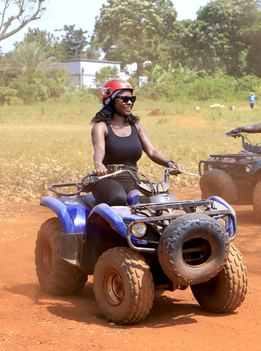 Lindylasley86's tweet image. They say there&apos;s no fun without a little dust! Getting down and dirty the African way. This is the definition of a perfect, dusty adventure. #Quadbiking #Funadventure #Jinja #Makingmemories #fun