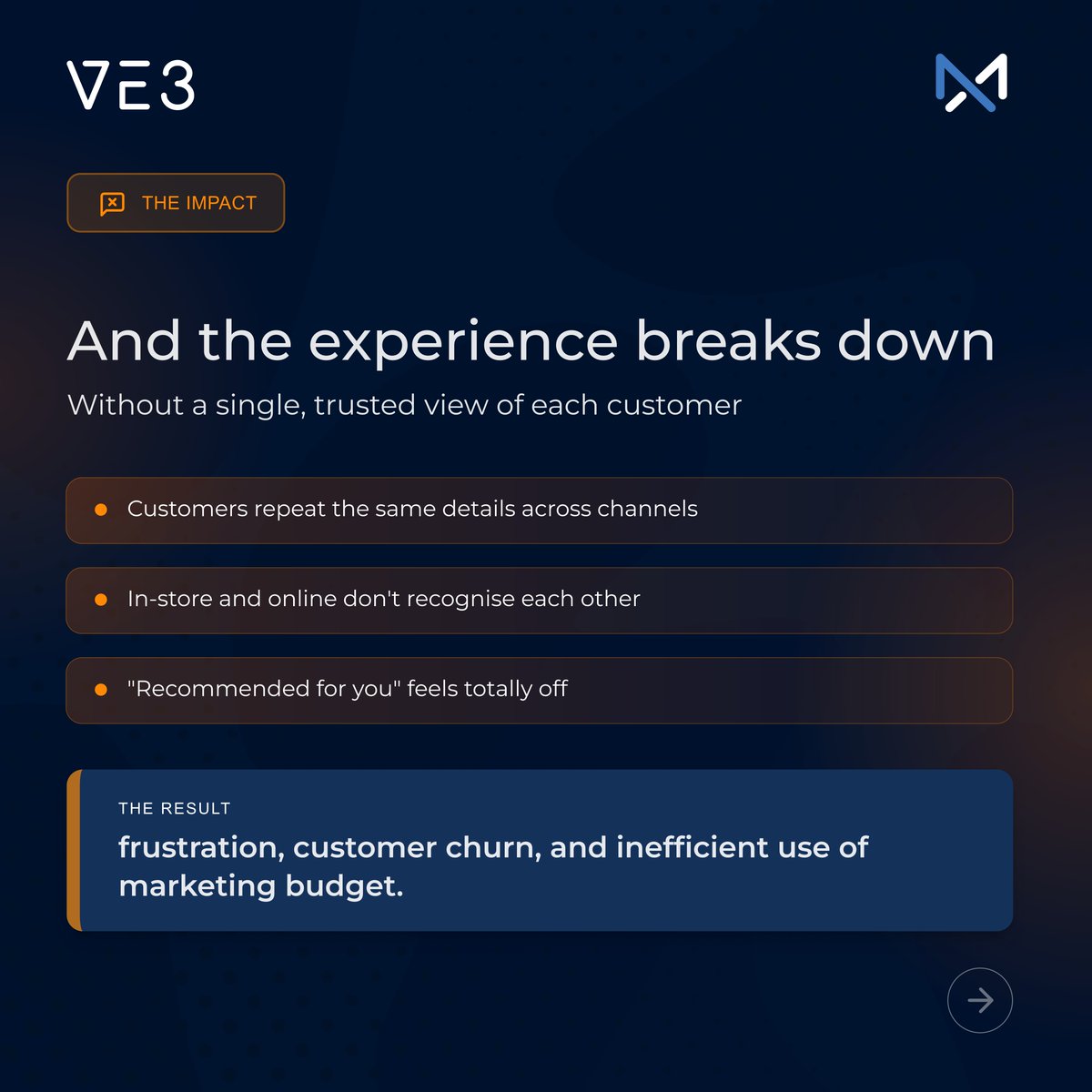 MatchX_ve3's tweet image. 52% of customers expect the offers they receive to be personalized to their needs.

The problem? Most CRMs are full of duplicates, gaps, and disconnected records.

👉 Ready to trust your CRM data? Try MatchX: zurl.co/TvRku 

#CRM #DataQuality #DataMatching #CX #AI