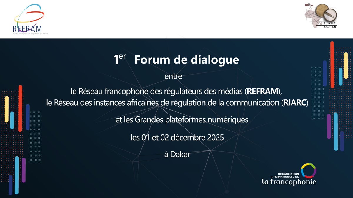 Réseau francophone des régulateurs des médias tweet media