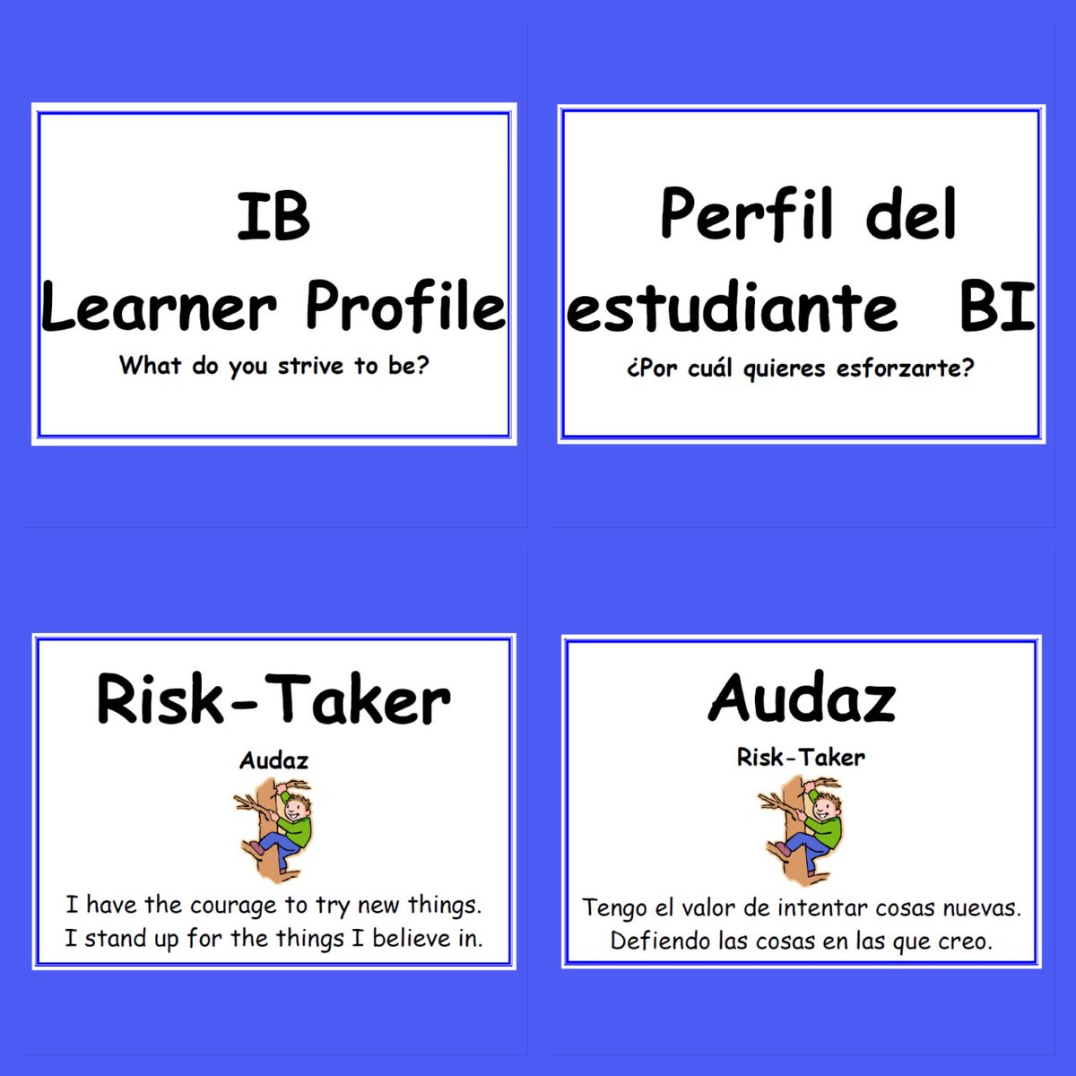 SpeasGlobal's tweet photo. #IBLearnerProfile #RiskTakers - We approach uncertainty with forethought and determination; we work #independently and #cooperatively to explore new ideas and innovative strategies. We are resourceful and resilient in the face of challenges and change. #Audaces #IBSpeasBees https://t.co/vSCV12arJ1