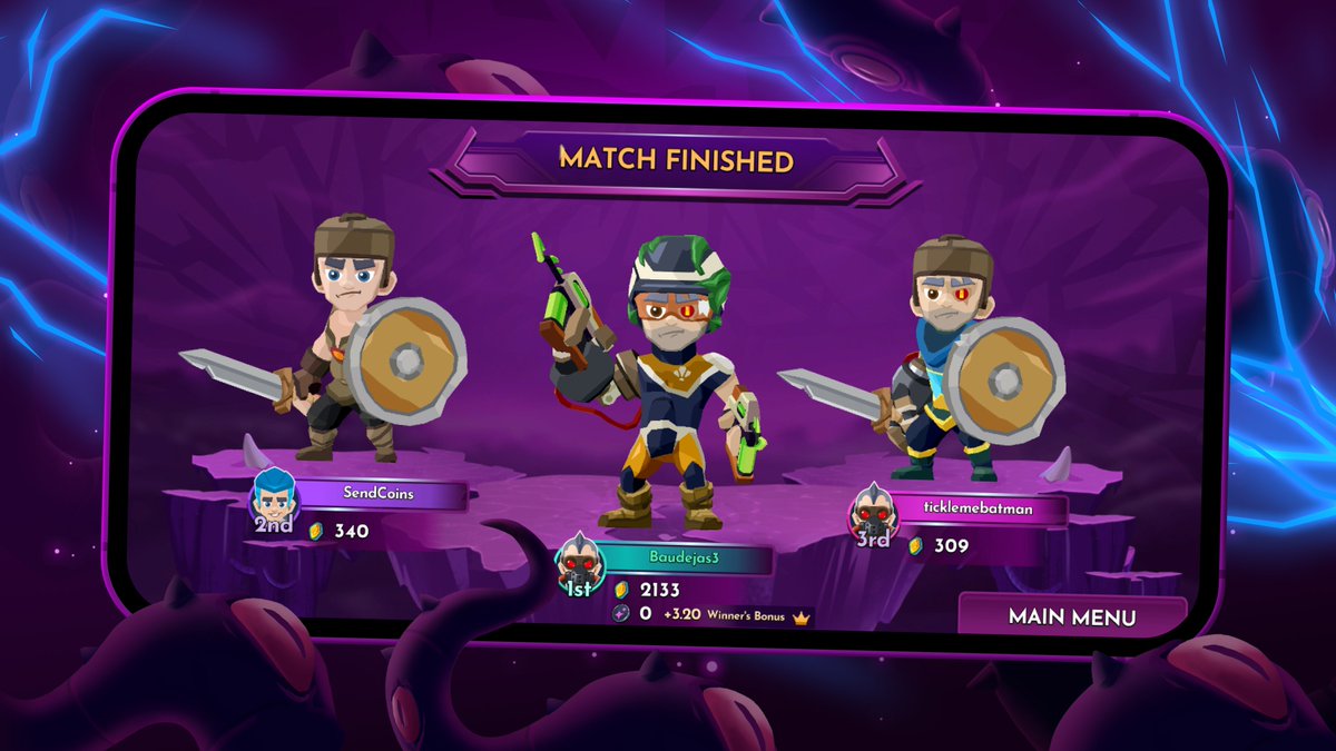 Here is another Season 2 upgrade that builds on the previous matchmaking reveal.

We wanted to give players more reasons to finish matches, more progression in every session, and a new way to earn that works no matter how you choose to play.

⚡Extra Sparks for Every Victory
Win