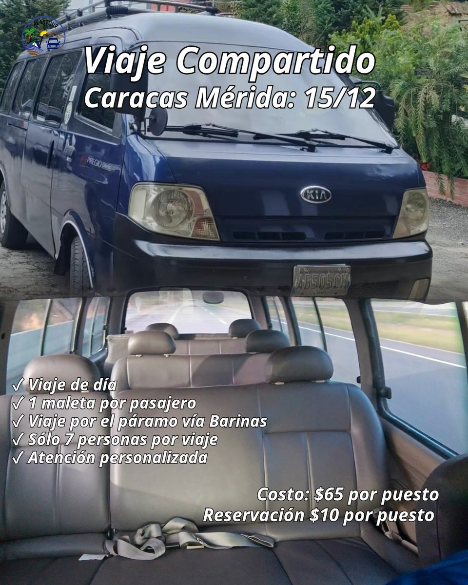 alastour2013's tweet photo. Viajamos el 15/12 a Mérida desde Caracas y compartimos nuestro viaje. 

Información detallada: https://t.co/1HX1qgCRIH https://t.co/ubHhyVyuhe