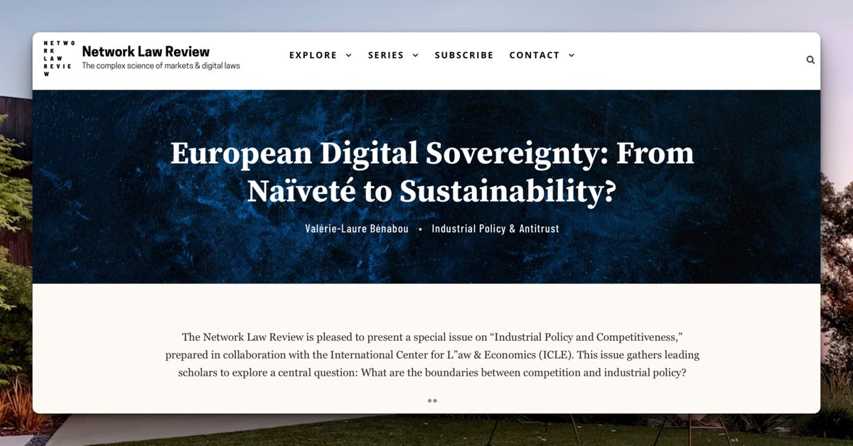 Network Law Review tweet media