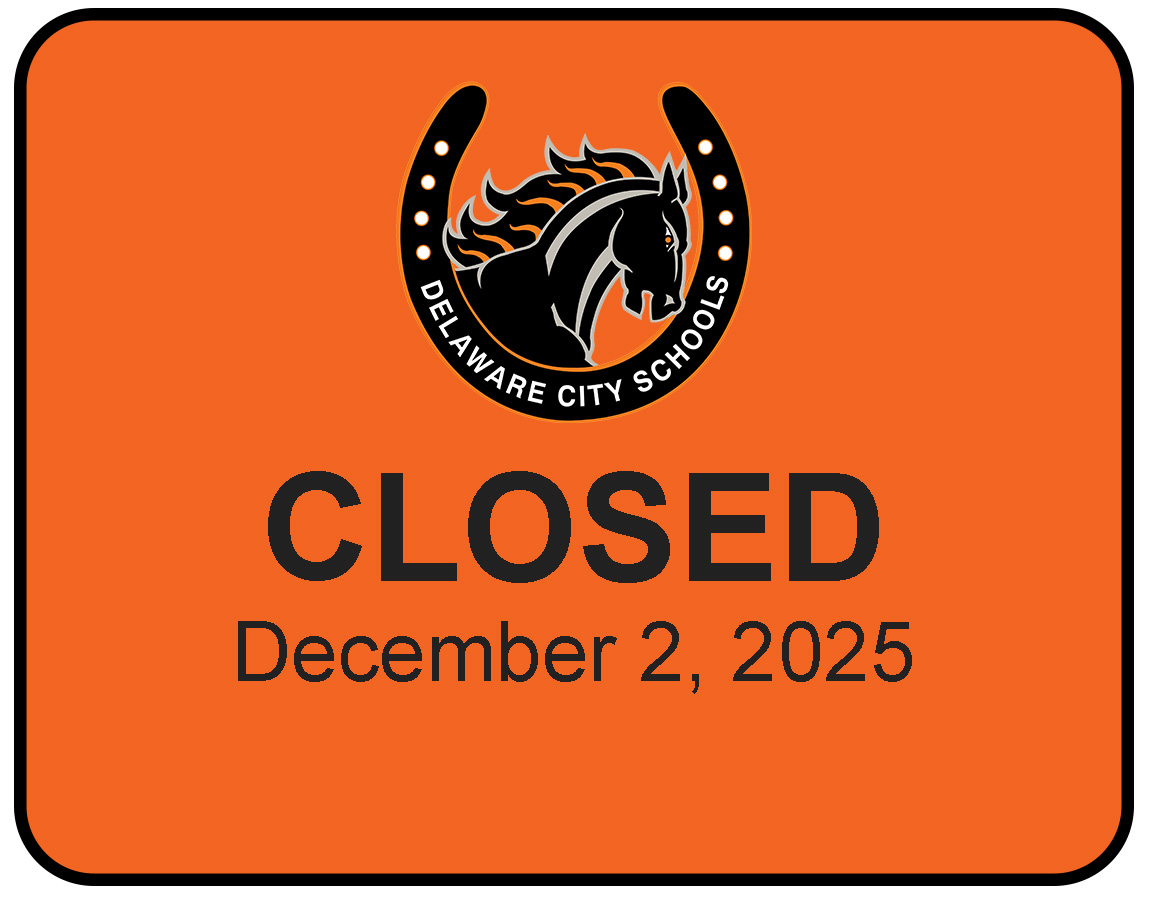 DCS_Pacers's tweet photo. Delaware City Schools will be CLOSED today, 12/2/25, due to weather conditions. Be safe Pacers! https://t.co/1s1nED45Oo