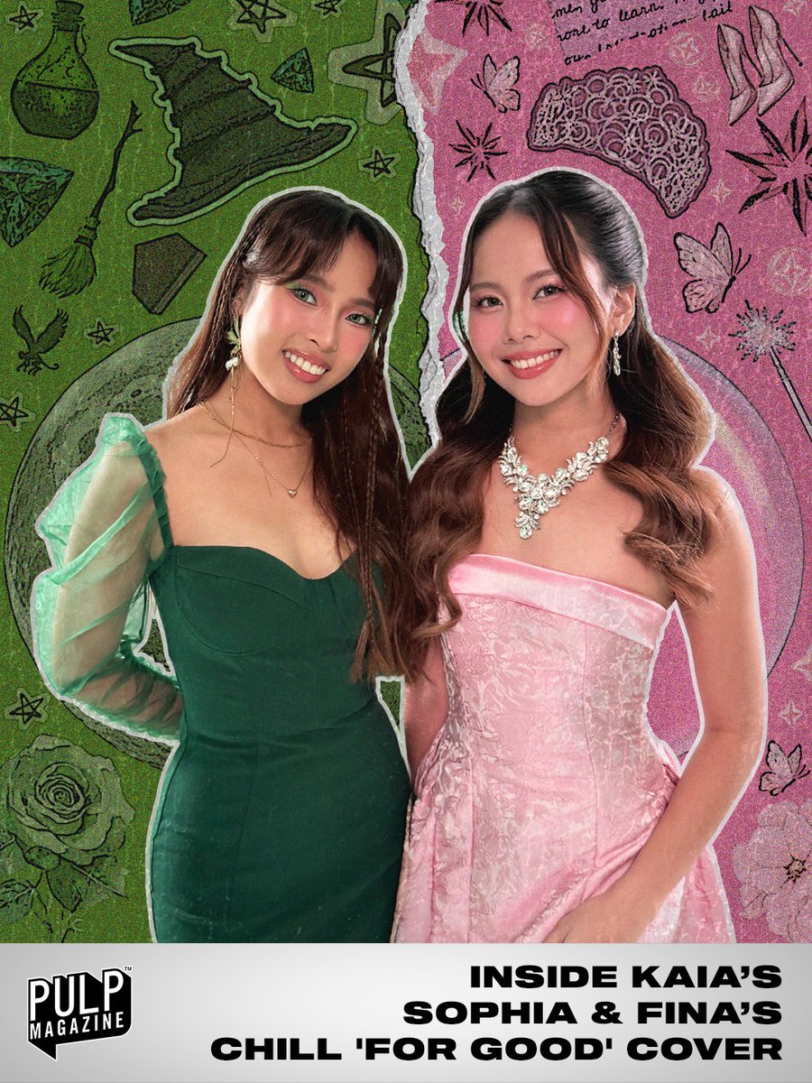 In a PULP Magazine exclusive, KAIA’s Sophia and FINA’s Chill open up about how they crafted their heartfelt cover of 'For Good' from the 'Wicked' movie.

READ: tinyurl.com/KAIASophiaFINA… 

#KAIASophia #FINAChill #Wicked #PPop #OPM #music #PULPMagazine <a href="/KAIAOfficialPH/">KAIA Official</a>  <a href="/_lovefina/">FINA Official</a>