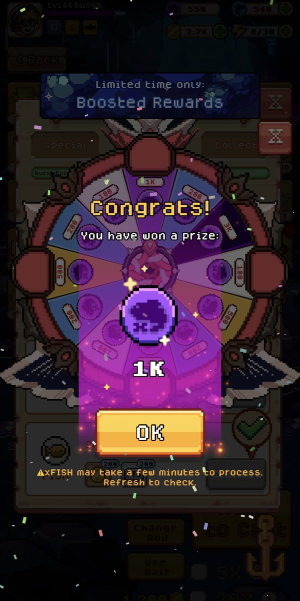 Gm Anglers <a href="/FishingFrenzyCo/">Fishing Frenzy</a> 

Don’t forget to clear a Daily Quest from <a href="/FishingFrenzyCo/">Fishing Frenzy</a> 

Everyday, y’all can spin on normal spin and x $FISH spin ! 🎣

note : you must have a minimum 120k Karma Score to qualified