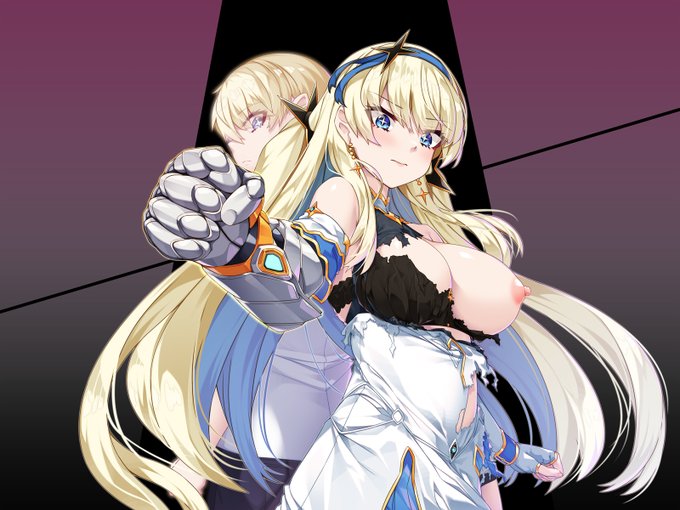 TS魔法少女スターライト表紙(仮)出来たー
後ろにはエロCGが入るので背景はまだ未完です 