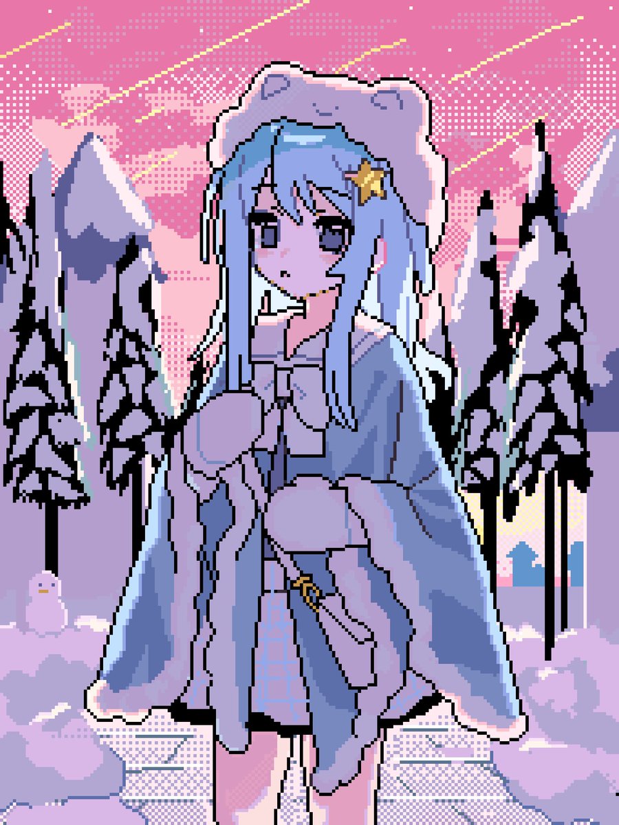 #ドット絵　#pixelart