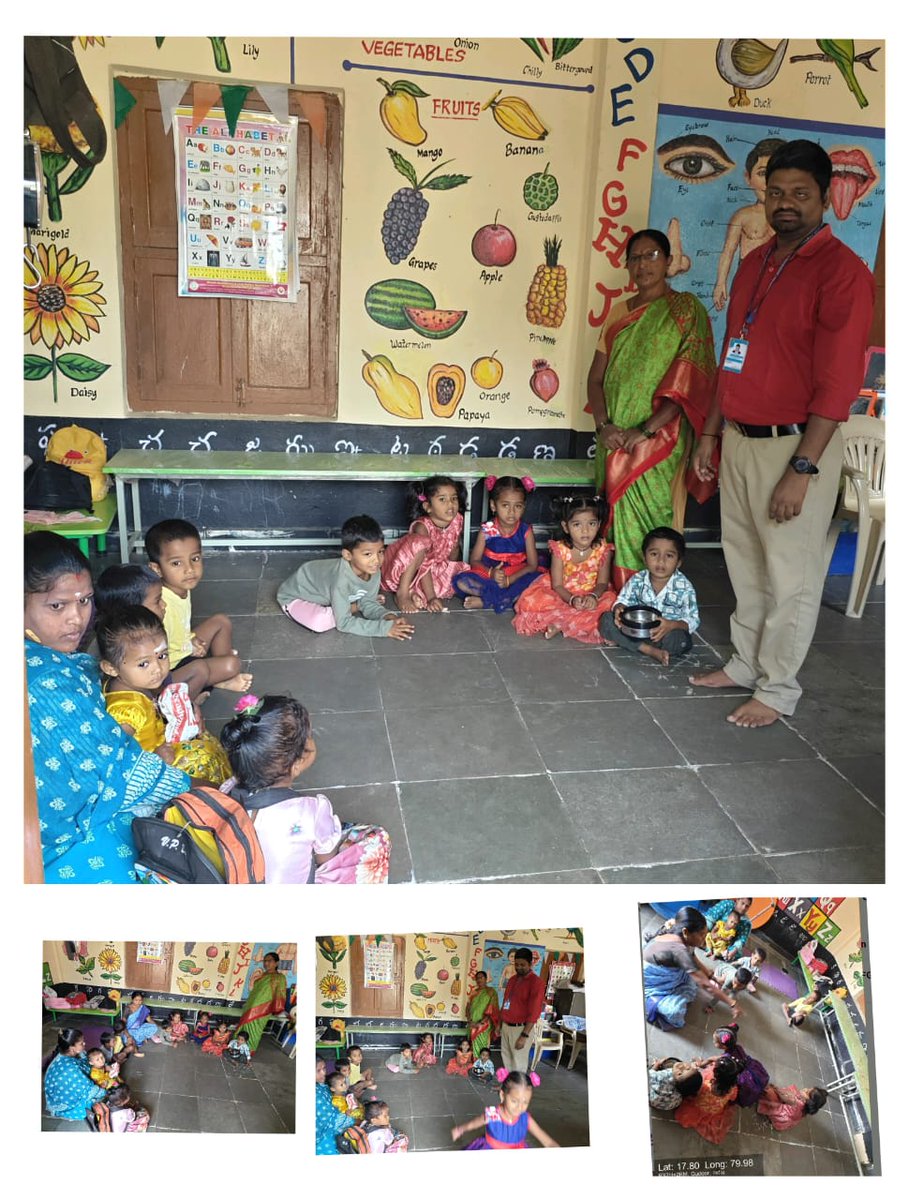 PCMGPCs's tweet image. Visited Gudur GP to review ongoing works and inspect the Anganwadi Centre. Interacted with AWWs, checked nutrition supply, registers, facilities &amp;amp; engaged with women on health, hygiene and nutrition awareness.
— Baiah Mahesh, PRA, Telangana 
#Anganwadi #ModelGP #MoPR