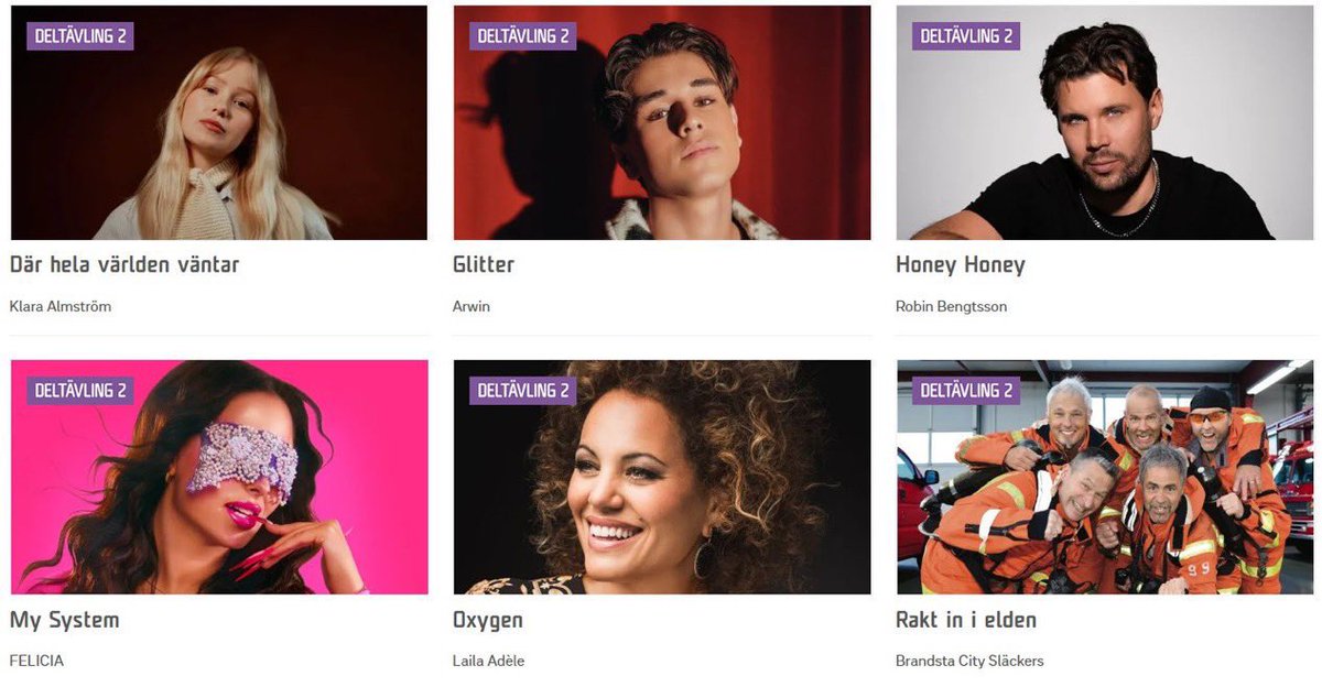 🇸🇪 #Melfest2026’nın isimleri duyurlmaya başlandı! İşte ilk ve ikinci yarı final isimleri