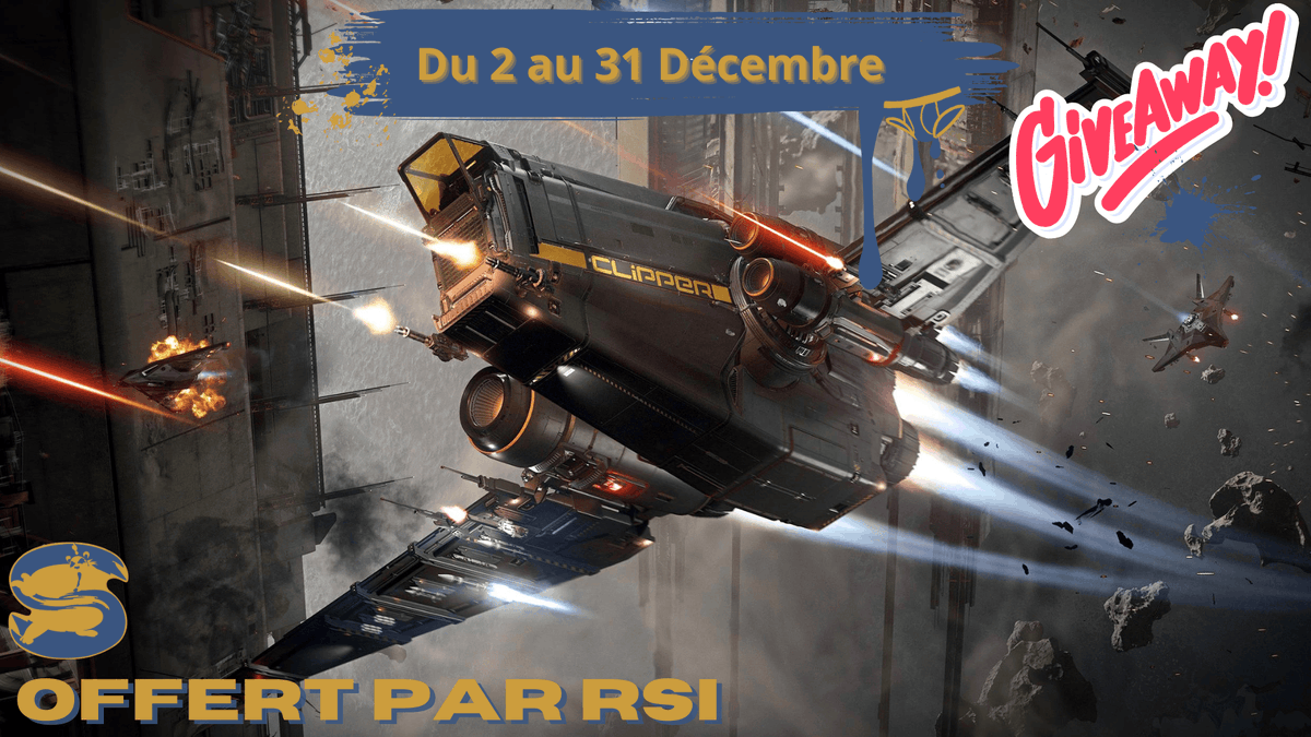 ShadOc_TV's tweet photo. Un Game Package Drake Clipper LTI offert par
@RobertsSpaceInd à gagner sur la chaîne.   
https://t.co/QMG4MGvZo8
=> https://t.co/XsDPhx7ZfZ Concours du 2 au 31/12, bonne chance à tous! Merci à CIG 🥰 https://t.co/93QZgRUuWx