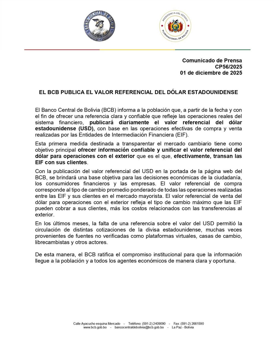 Queda claro que ante la falta de un plan real -sin considerar el endeudamiento externo como un plan real- para resolver el problema cambiario, el Gobierno optó por manipular abiertamente las expectativas de la población. Ni Arce se animó a tanto.