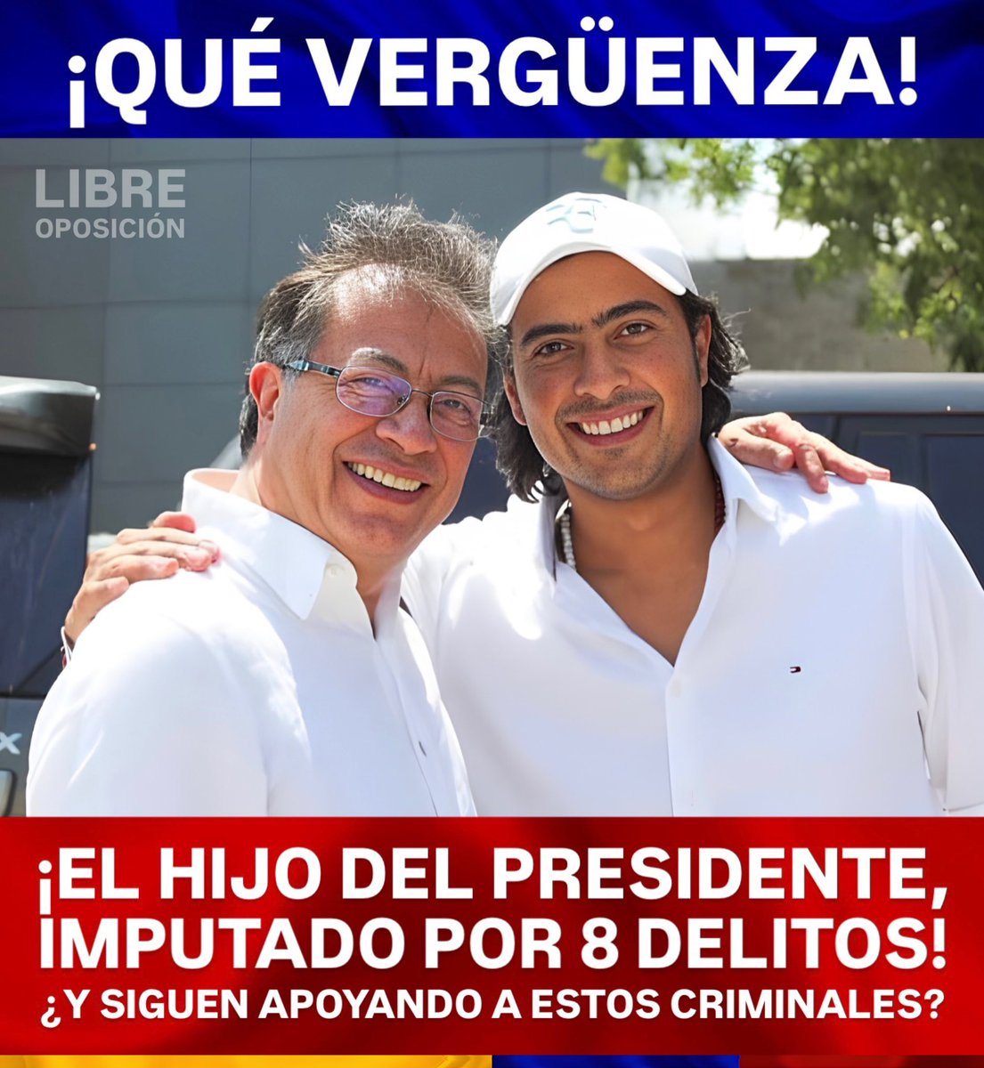 Libre_Oposicion's tweet image. 🇨🇴🧐| ¡QUÉ VERGÜENZA! El hijo del presidente, Gustavo Petro, fue imputado por 8 delitos. 

Recordemos que Nicolás Petro, fue imputado el pasado 10 de noviembre por el concurso heterogéneo, homogéneo y sucesivo de las siguientes conductas punibles. El interés indebido en la…