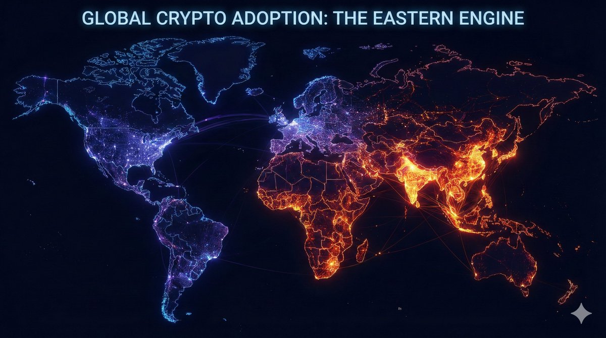 The West is debating regulation. The East is building adoption.

Every time I travel through SE Asia or India, the energy is different. People aren't just trading; they are using crypto to solve real friction in payments and access.

The next 100M users aren't coming from Wall