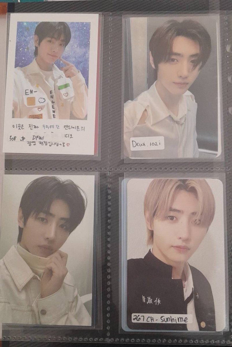 sunhime31's tweet photo. #ensell Mau stopcol sunghoon. Ada yg minat ga? Ga semua HD sih tp yahh berharap abis aja dgn harga wajar.
#jualphotocard #wts #stopcol #enhypen #SUNGHOON #photocard https://t.co/Kgol34rICT