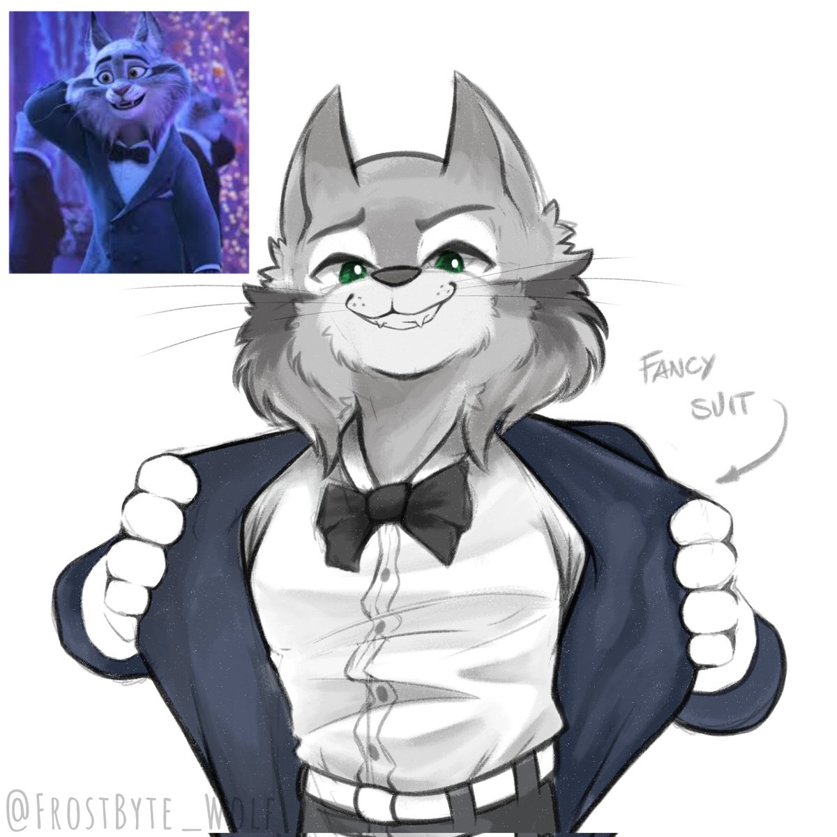 FrostByte_Wolf's tweet image. Pawbert :3