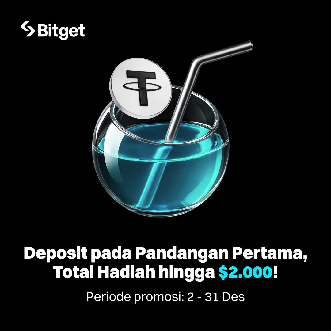 BitgetID's tweet image. Deposit pada Pandangan Pertama: Total Hadiah hingga IDR 33 JUTA! 💰

Kamu belum pernah nyobain fitur P2P di #Bitget? Ini kesempatan kamu buat mulai coba sambil dapetin hadiahnya!

✅ Yuk ikutan:
bitgetapp.com/id/events/acti…

📅 2 - 31 Desember 2025