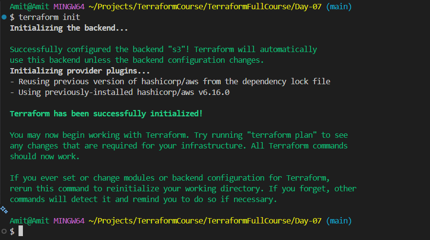 AmitKum43380951's tweet image. -&amp;gt;&amp;gt; Day 07 of my #30DaysOfAWSTerraform Journey

today, i explored one of the most improtatnt foundations in teraform: Type Constaraints.

Reference : @techie_piyush 
Blog Link: [dev.to/amit_kumar_7db…]
GitHub : [github.com/Amitkushwaha7/…]

#LearnInPublic #AWS #Terraform