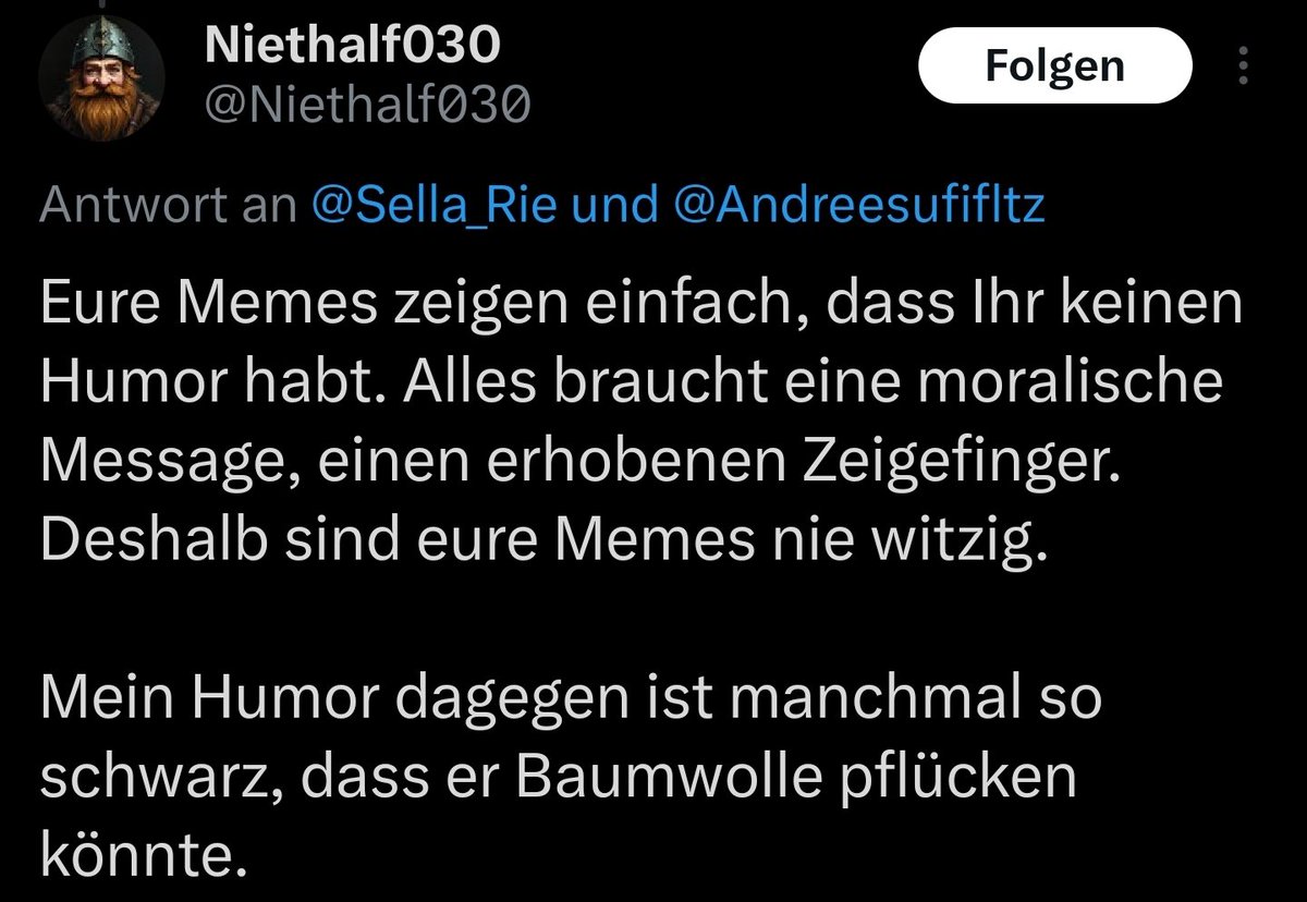 CptBucklew's tweet image. Die Doppelmoral von Rechten ist einfach zu lustig 😂

Wehe der Humor trifft einen von denen, dann ist aber Schluss mit lustig! 😡