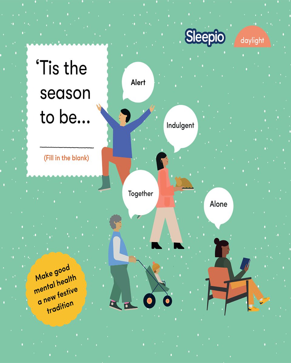 NHSForthValley's tweet image. The holiday season is full of ups and downs — just like life the rest of the year. If you struggle with anxiety or poor sleep, #Daylight or #Sleepio can help.

🔗trydaylight.com/nhs
🔗 sleepio.com/nhs