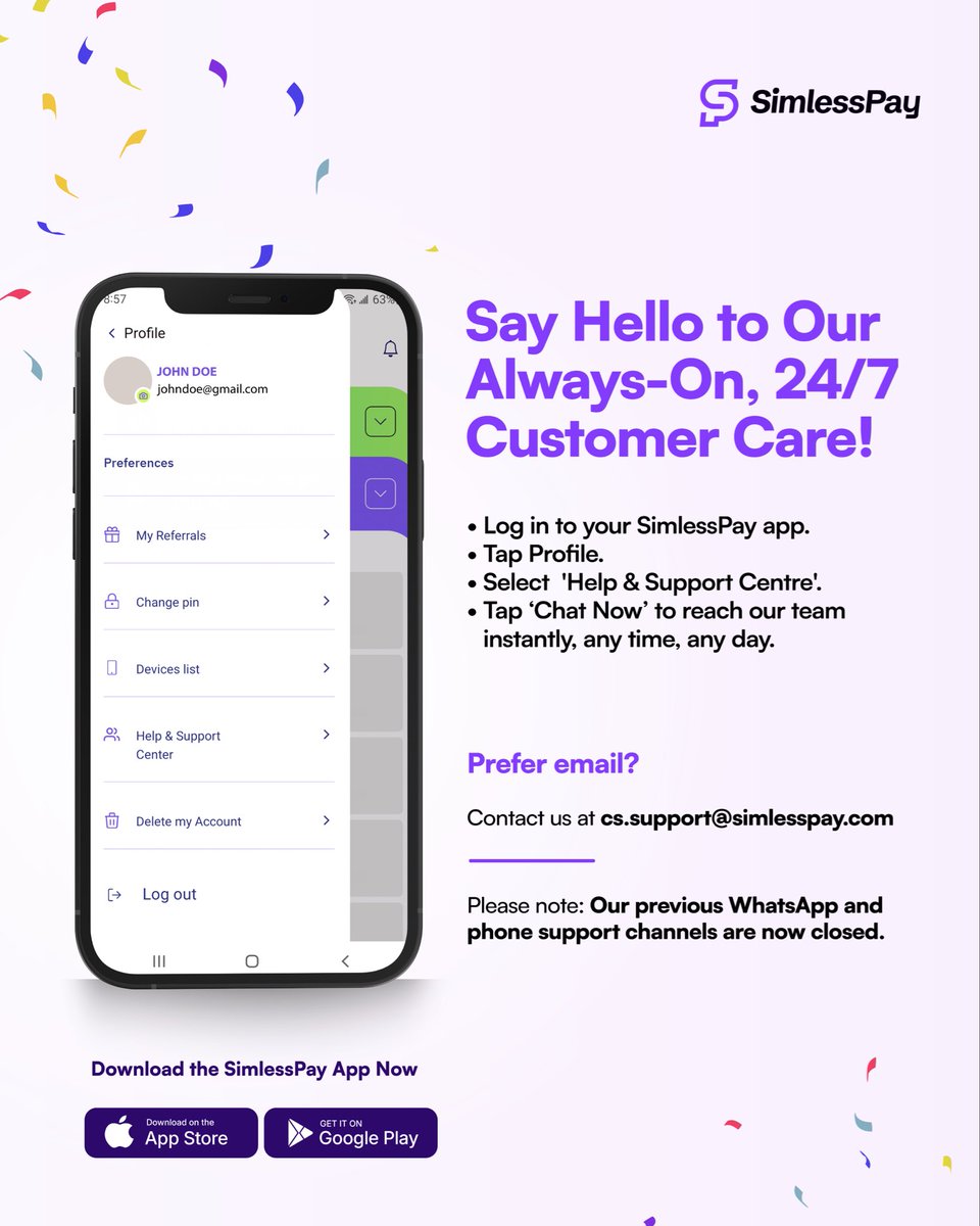 SimlessPay tweet media