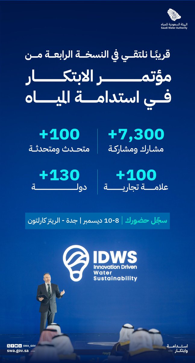 الهيئة السعودية للمياه tweet media