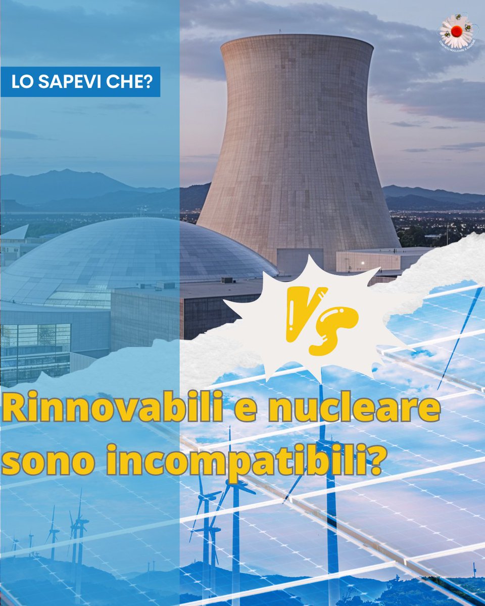 Nucleare e rinnovabili sono davvero incompatibili? 
Un articolo di <a href="/BarinEmiliano/">Post Normal Times</a> risponde a questa domanda
⬇️⬇️⬇️