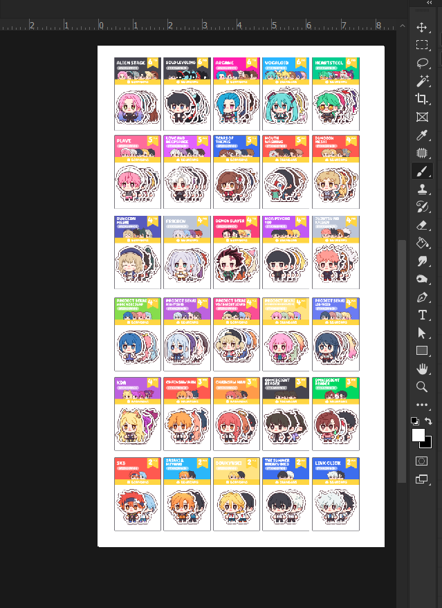 Redesigning and added some new sticker packs!! (might redesign again nxt yr cuz I'm still not satisfied ;; )