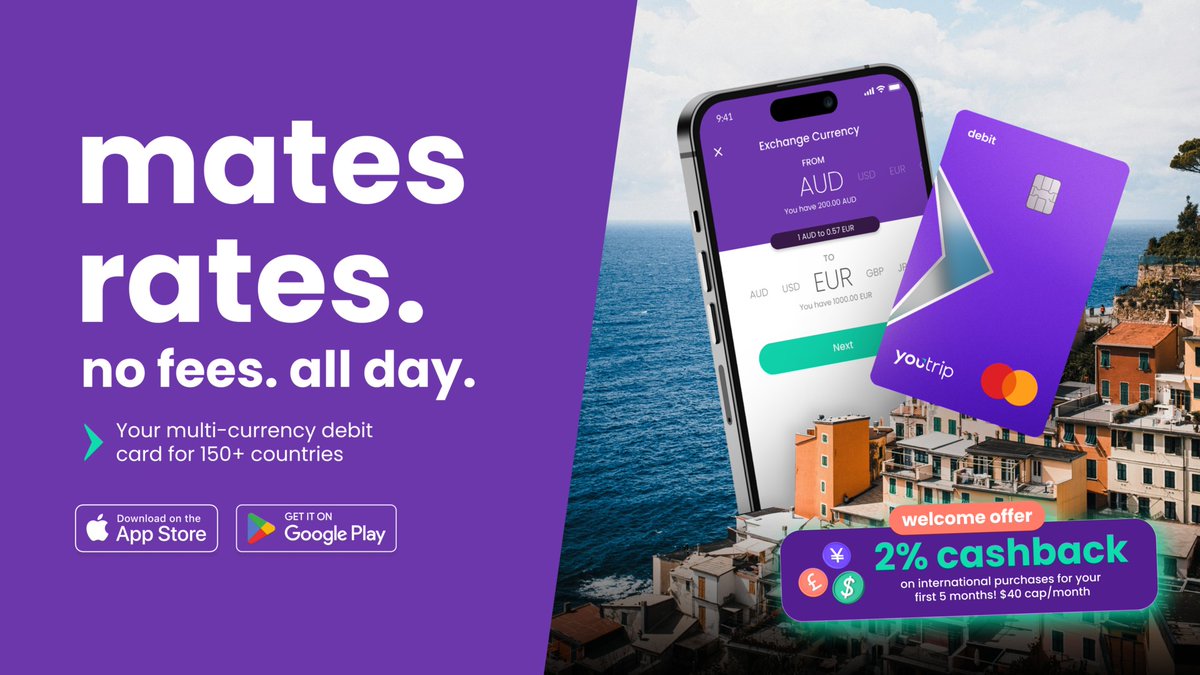 YouTrip เดินหน้าขยายธุรกิจสู่ประเทศออสเตรเลีย ยกระดับสถานะผู้นำด้านการชำระเงินระหว่างประเทศแห่งเอเชียแปซิฟิก
#ยูทริป #YouTrip 
อ่านต่อได้ที่
korkasaesettakij.wordpress.com/2025/12/02/you…