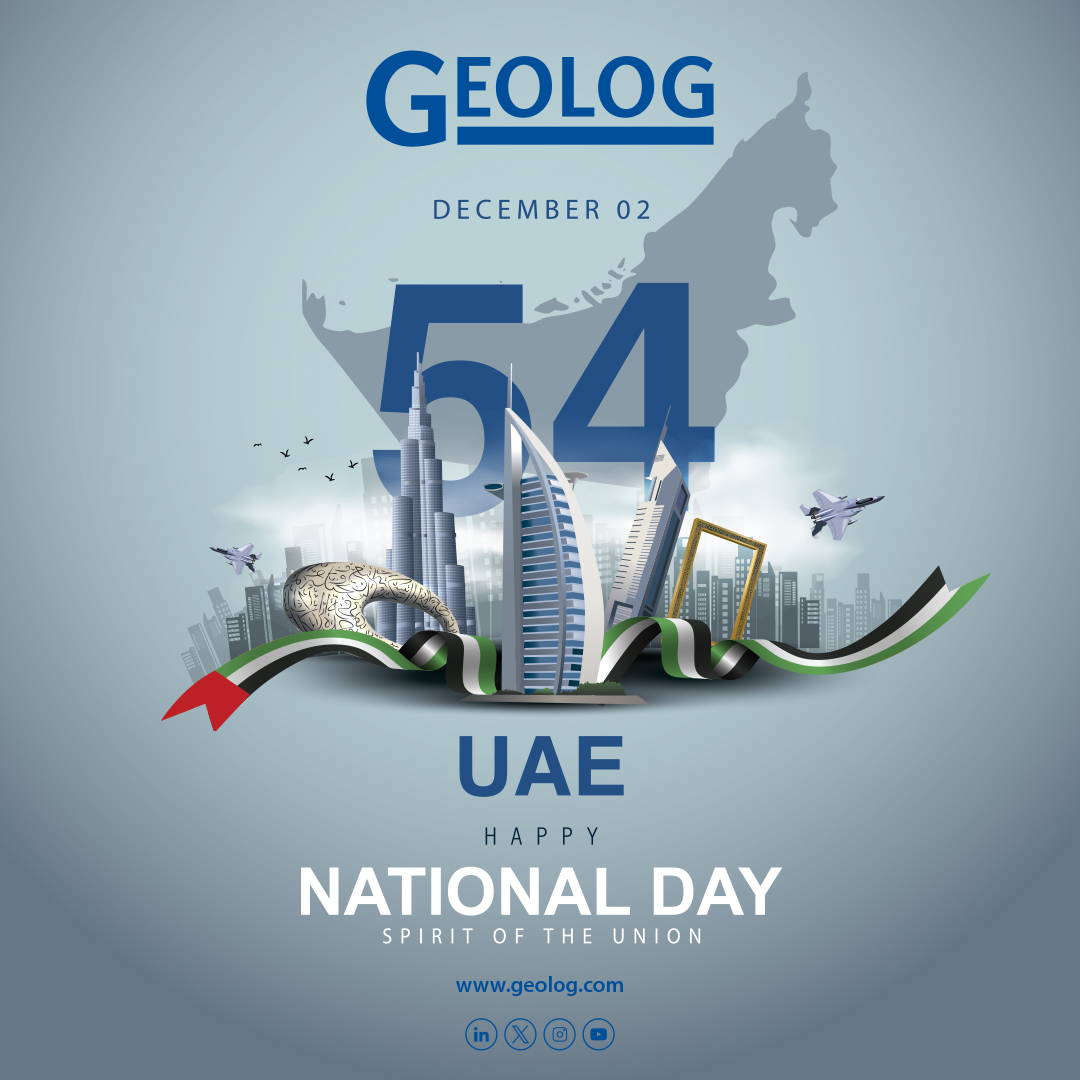 _geolog's tweet photo. Happy UAE National Day from GEOLOG!
Honoured to be part of the Emirates’ journey, supporting safer, smarter and more sustainable energy operations.

#UAENationalDay #GEOLOG #UAE #Energy #Geoscience #SurfaceLogging #AdvancedSolutions #Drilling #Geochemistry #ai #Drilling https://t.co/rMVS7S3ea8