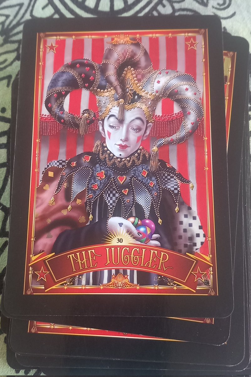mysticjames1111's tweet image. 02/12/25
The Juggler 
Divine Circus Oracle 
⋆ #multitasking  #balancing #coordinating  #managing  ⋆
Take on one project at a time.
Stay in the moment and don&apos;t get ahead of yourself.
For an extended personal message on this card
DM
€ 10.00