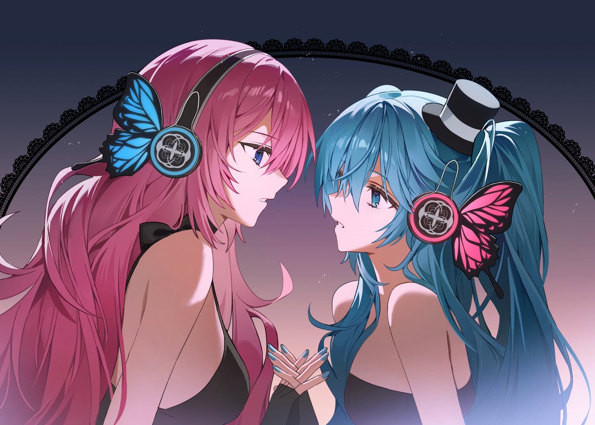 初音ミク #巡音ルカ magnet 🦋