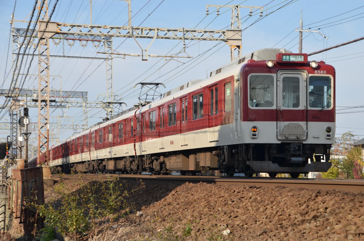 train_21c's tweet image. 近鉄8000系L86編成を撮影！