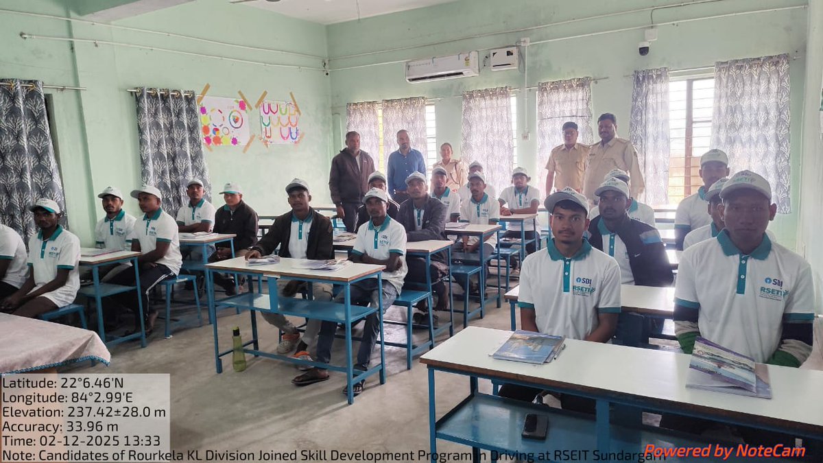 dforkl's tweet image. st Batch Candidates of Rourkela K.L. Division have successfully joined the Skill Development Program on Driving at RSETI, Sundargarh Centre.

#SkillDevelopment #DrivingTraining #RourkelaKLDivision #RSETI #Empowerment #Odisha